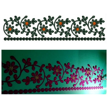 Floral Lace Embroidery Design