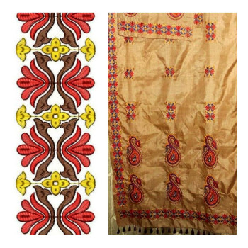 German Court Dresses Embroidery Lace Design