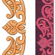 Indonesian Fashion Clothing Embroidery Design