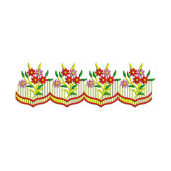 Lace Design For Saree