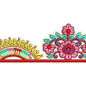 Latest Embroidery Lace Pattern