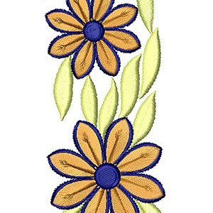 leafy Vines Lace Embroidery Design 24640