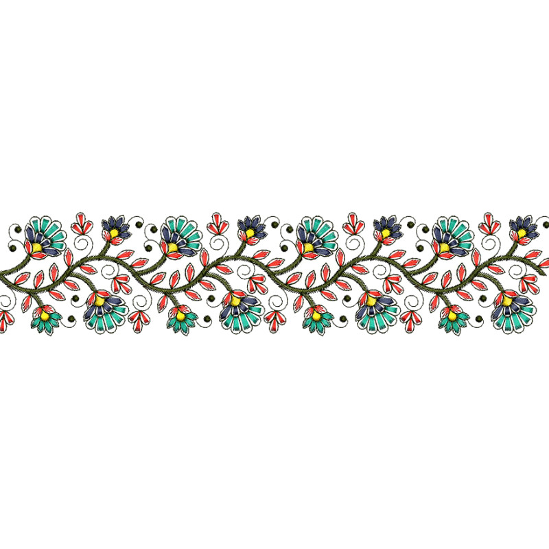 Machine Embroidery Border Patterns