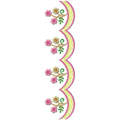 Machine Embroidery Cut Work Designs 26450