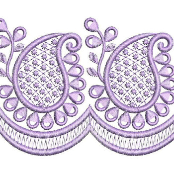 Machine Embroidery Cutwork Border Designs
