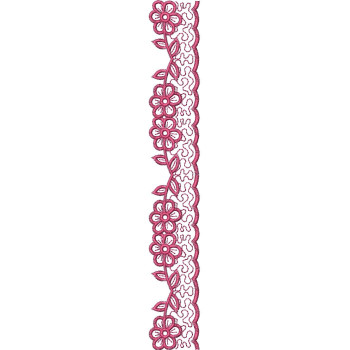 Machine Embroidery Cutwork Border Designs 26277