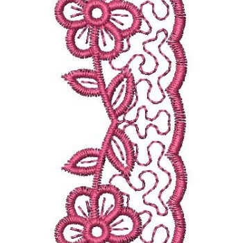 Machine Embroidery Cutwork Border Designs 26277