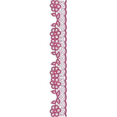 Machine Embroidery Cutwork Border Designs 26277