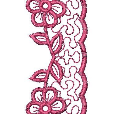 Machine Embroidery Cutwork Border Designs 26277