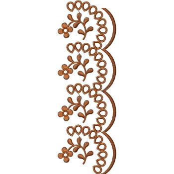 Machine Embroidery Cutwork Border Designs 26283