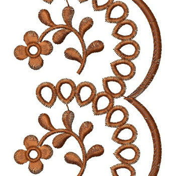 Machine Embroidery Cutwork Border Designs 26283