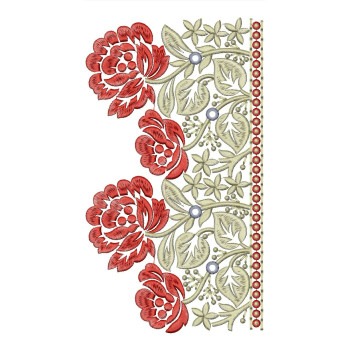 Machine Embroidery Rose Designs 26395