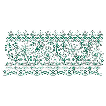 Machine Embroidery Sequins Design