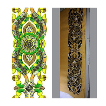 Mint Maxi Dress Embroidery Lace Design