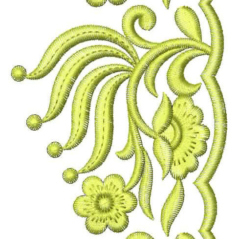 New Embroidery Lace Design 26357