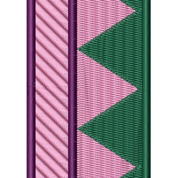 Triangle Lace Embroidery Design 26286