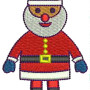 Santa Claus Embroidery Design 12379