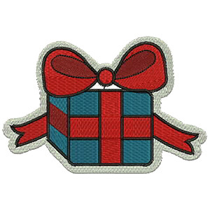 Christmas Gift Embroidery Design