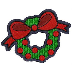Christmas Tree Decoration Embroidery Design 12389