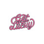 Get Lucky Text Embroidery Design 12618