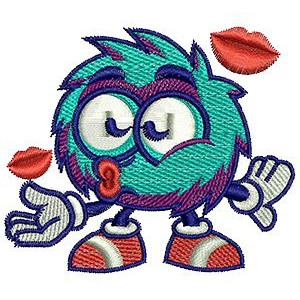 T-Shirt Cartoon Embroidery Design 16371