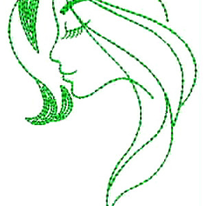 Embroidery Designs Of A Girl 17097