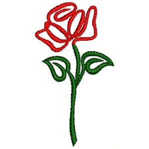 Mini Rose Embroidery Design 17098