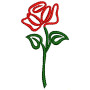 Mini Rose Embroidery Design 17098