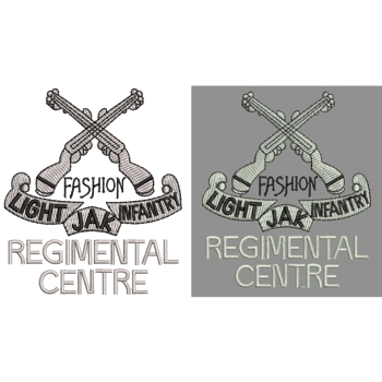 Classic Guns Fashion Logo Embroidery Design 24583