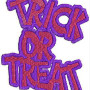 Trick Or Treat Halloween Machine Embroidery 6816