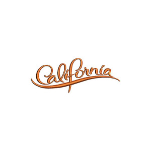 California Embroidery Text 8012
