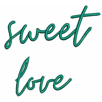 Sweet Love Applique Embroidery Design 24775