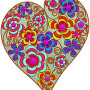 Unique Valentine's Day Love Heart Design 25262