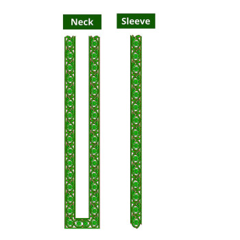 10949 Mens Neck Embroidery Design