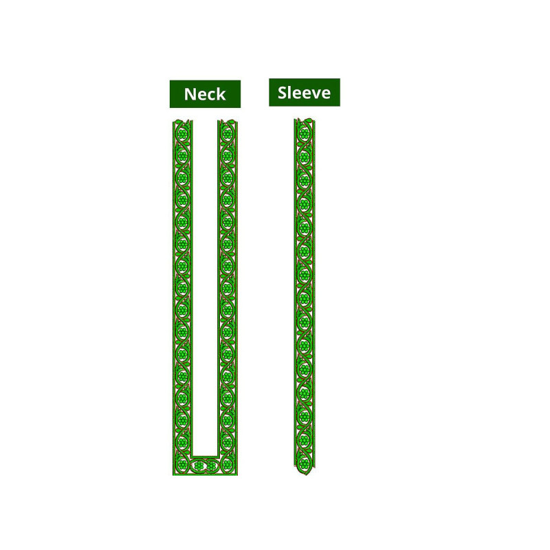 10949 Mens Neck Embroidery Design