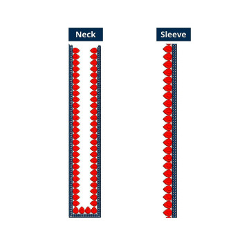 10954 Mens Neck Embroidery Design