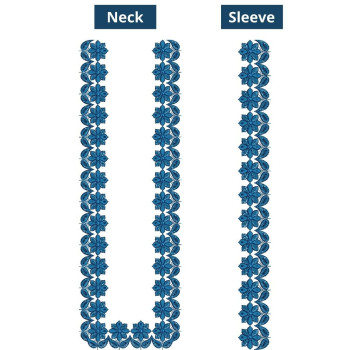 10958 Mens Neck Embroidery Design