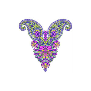 Fashion Long Kaftan Mens Neck Embroidery Design