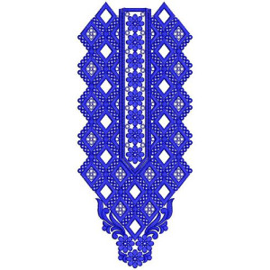 Men's Kurta Neck Embroidery Design 19725