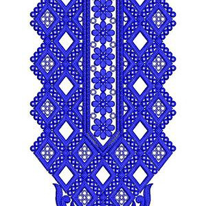 Men's Kurta Neck Embroidery Design 19725