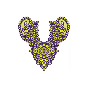 New Neck Embroidery Design 19786