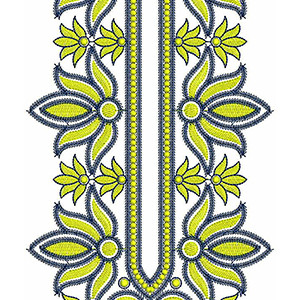 New Neck Embroidery Design 20068