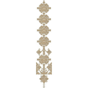 Royal Mens Blended Neck Embroidery Design 22654