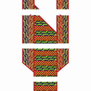 Jakan Agbada Design Embroidery