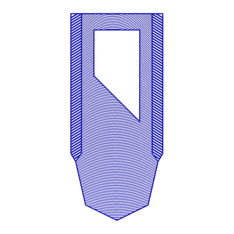 Agbada Mens Neck Embroidery Design