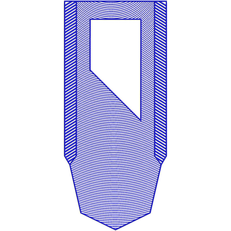 Agbada Mens Neck Embroidery Design