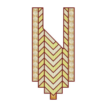 African Agbada Embroidery Design