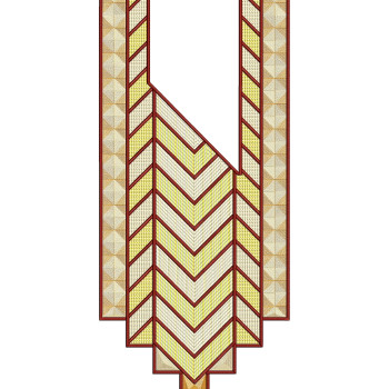 African Agbada Embroidery Design