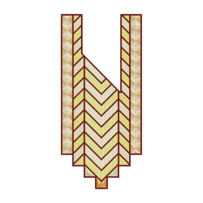 African Agbada Embroidery Design