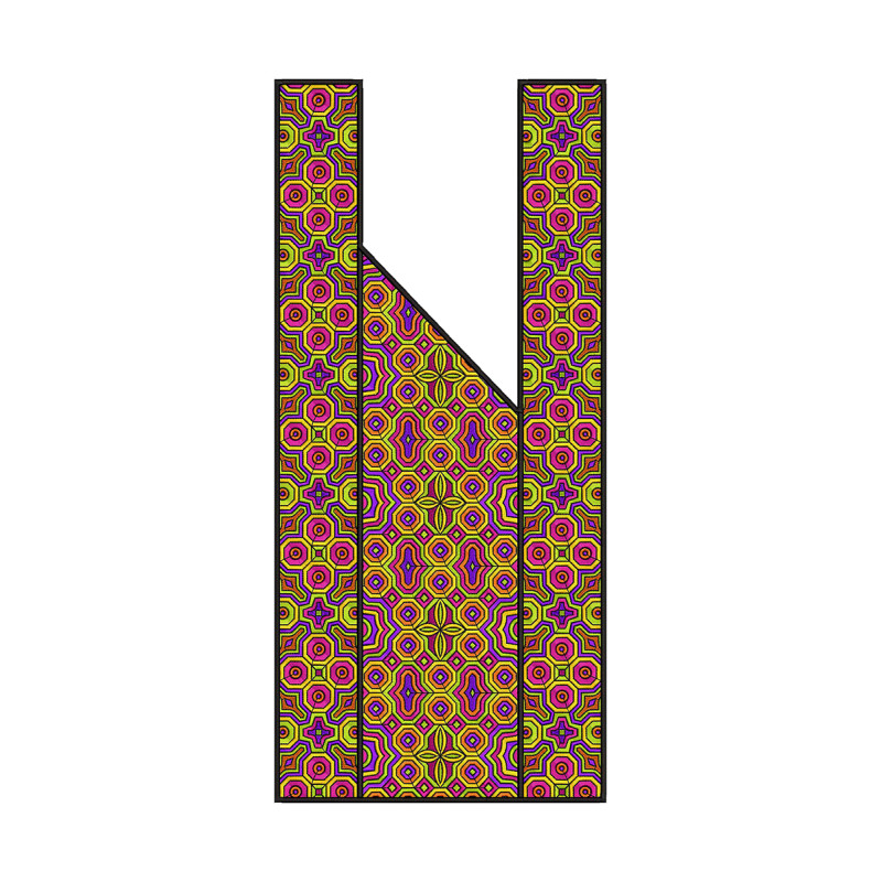 Agbada Embroidery Patch